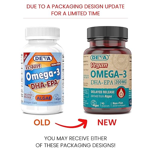 Miniatura 2 de Retraso de liberación DHA-EPA vegano 90 unidades Deva Nutrition