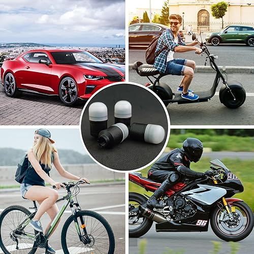 Miniatura 5 de Paquete de 48 luces LED para rueda de bicicleta, tapones para válvulas de neumáticos de automóvil, tapas de vástagos de bicicleta, motocicleta,