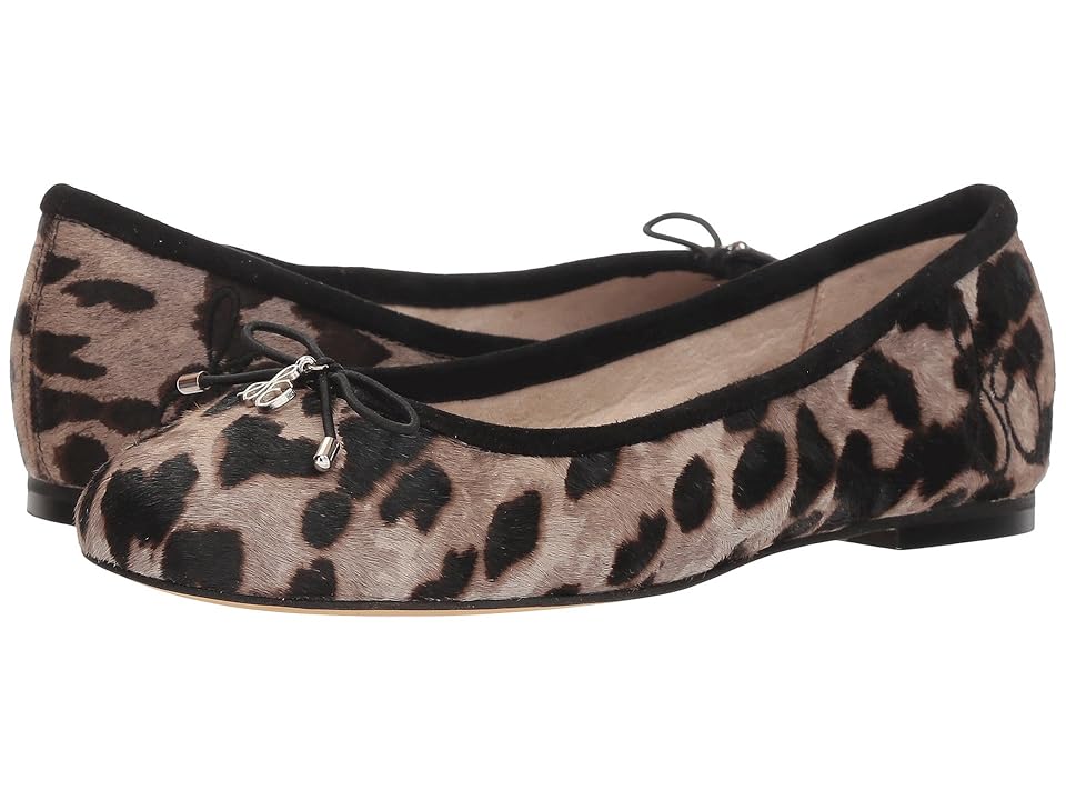 

Sam Edelman Felicia (Grey Multi Clouded Leopard Brahma Hair) Women's Flat Shoes, Animal print