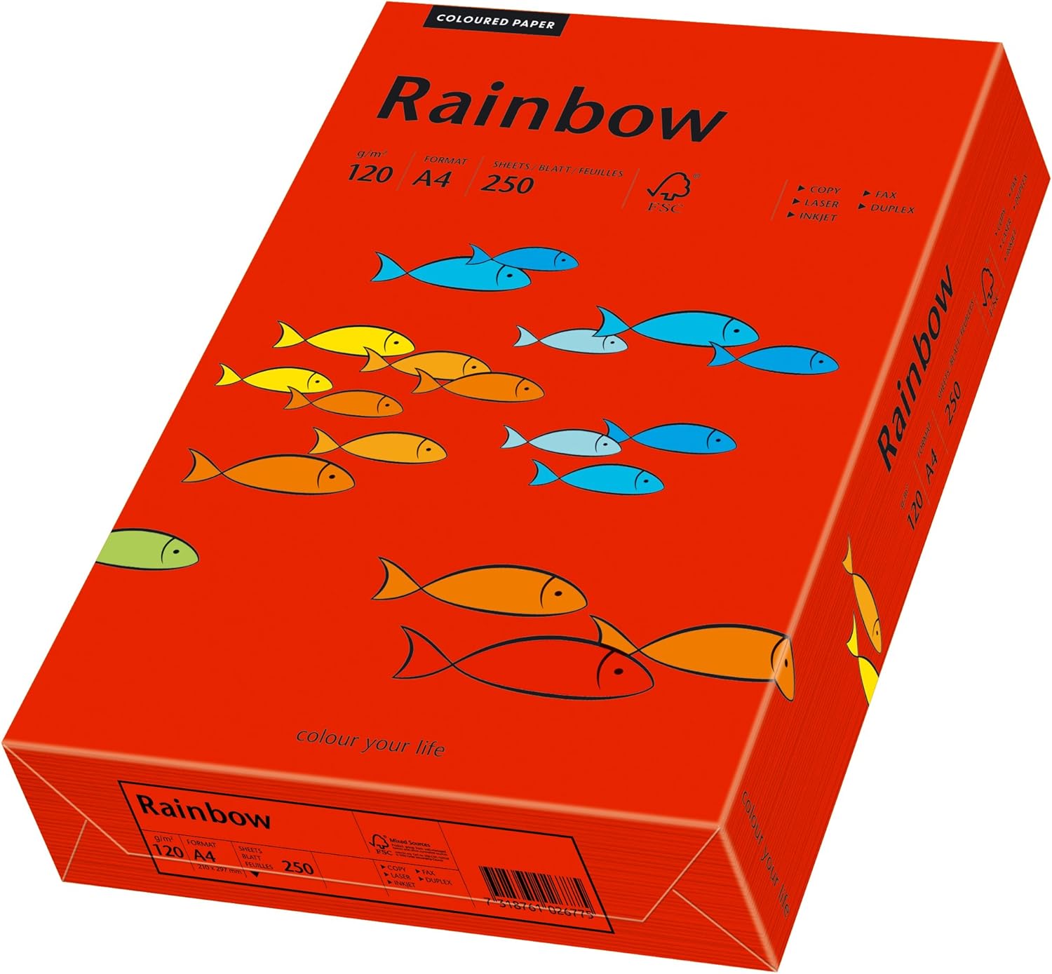 Schneidersöhne 88042480, MultiPurpose Paper Rainbow, Coloured Paper