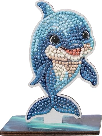CRYSTAL ART Dolphin Wildlife Buddies Kit Craft Buddy