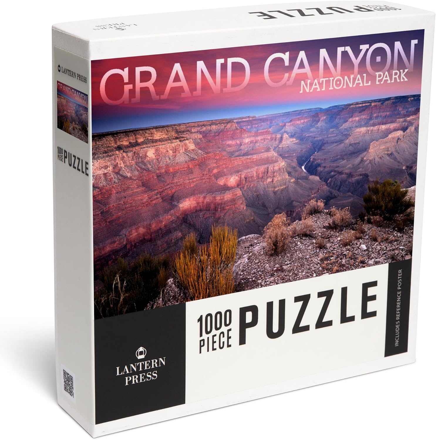 Lantern Press Grand Canyon National Park, Arizona, Ridge Line 1000 Piece Jigsaw Puzzle for Adults, Made in USA with Reference Poster