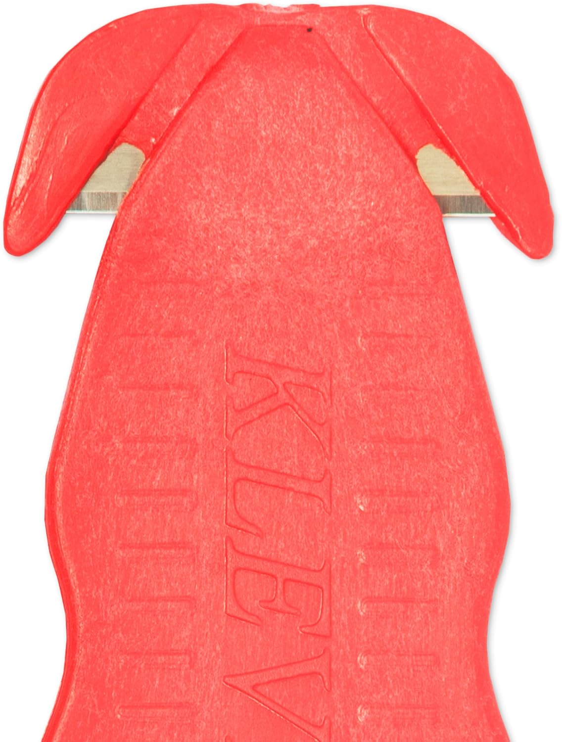 San Jamar Klever Kutter Safety Cutter, 3 Razor Blades, 1" Blade, 4" Plastic Handle, Red
