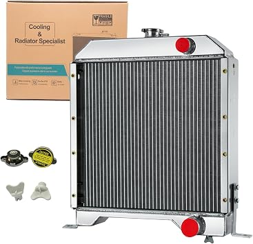 3Rows Radiator Fit Case IH Skid Steer Loader 1845C 1840 Models Without Emissions Certified Engines #1347609C1 301877A1 Replacement Tractors Radiator