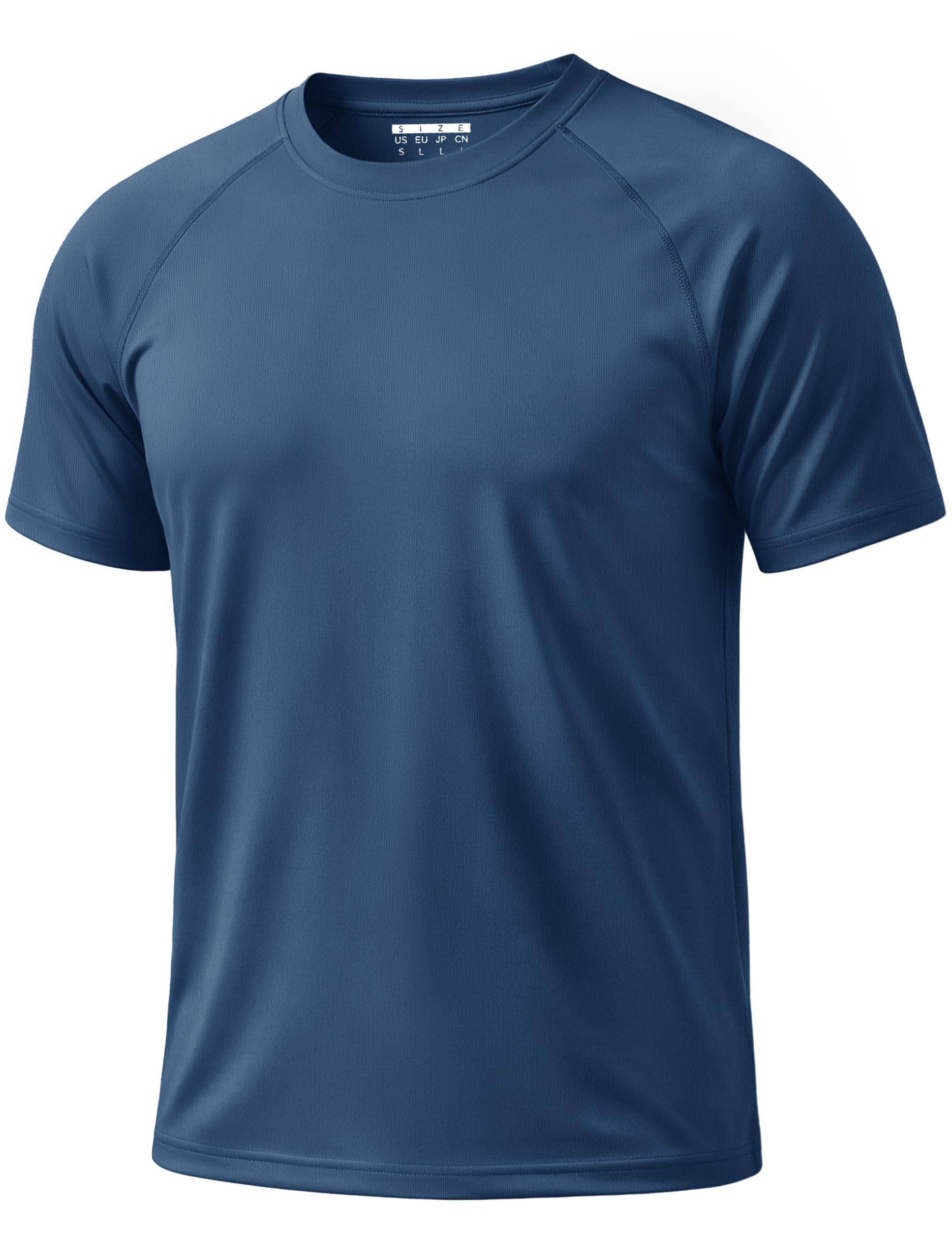 kefitevd Men‘s UPF 80+ Swim Shirts Short Sleeve UV SPF Shirt Quick Dry Rashguard Sun Tee Lightweight Workout T-Shirts-picture-16
