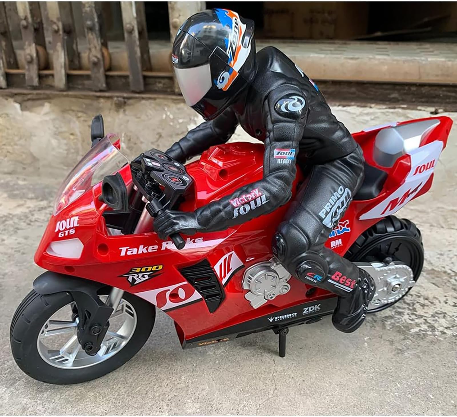 Zdalnie sterowany motocykl kaskaderski RC 2.4G Elektroniczne samochody wyścigowe w skali 1:16 z samobalansującymi pojedynczymi kołami dla dorosłych
