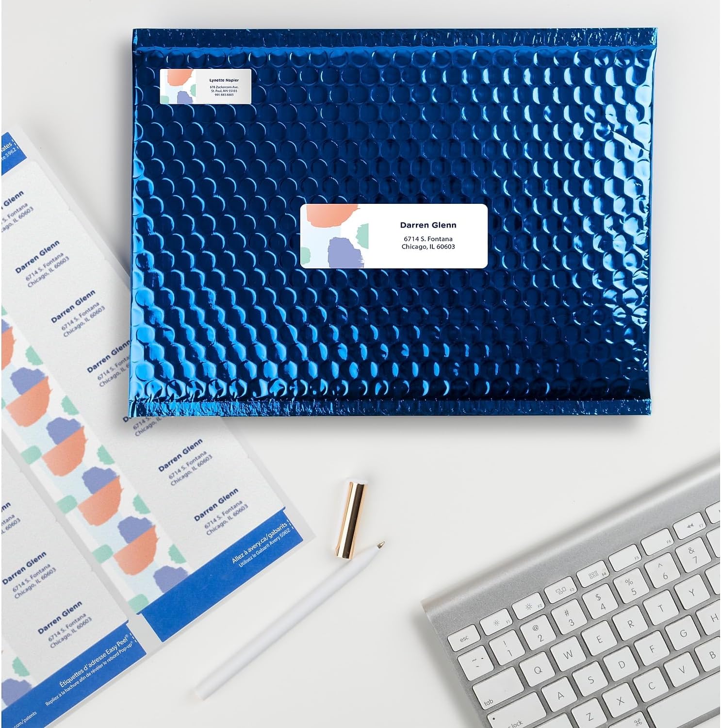 AVE5962 - Avery Easy Peel White Mailing Labels