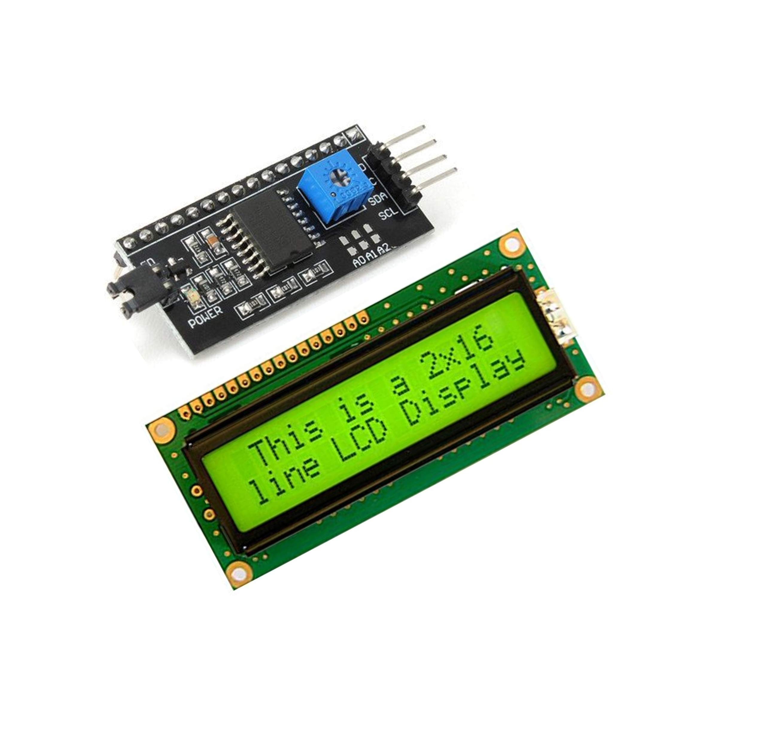 DS Robotics LCD 16x2 Alphanumeric Display + IIC/I2C Serial Interface Adapter Module For Arduino (B08CTFGKLR) Amazon Price History, Amazon Price Tracker