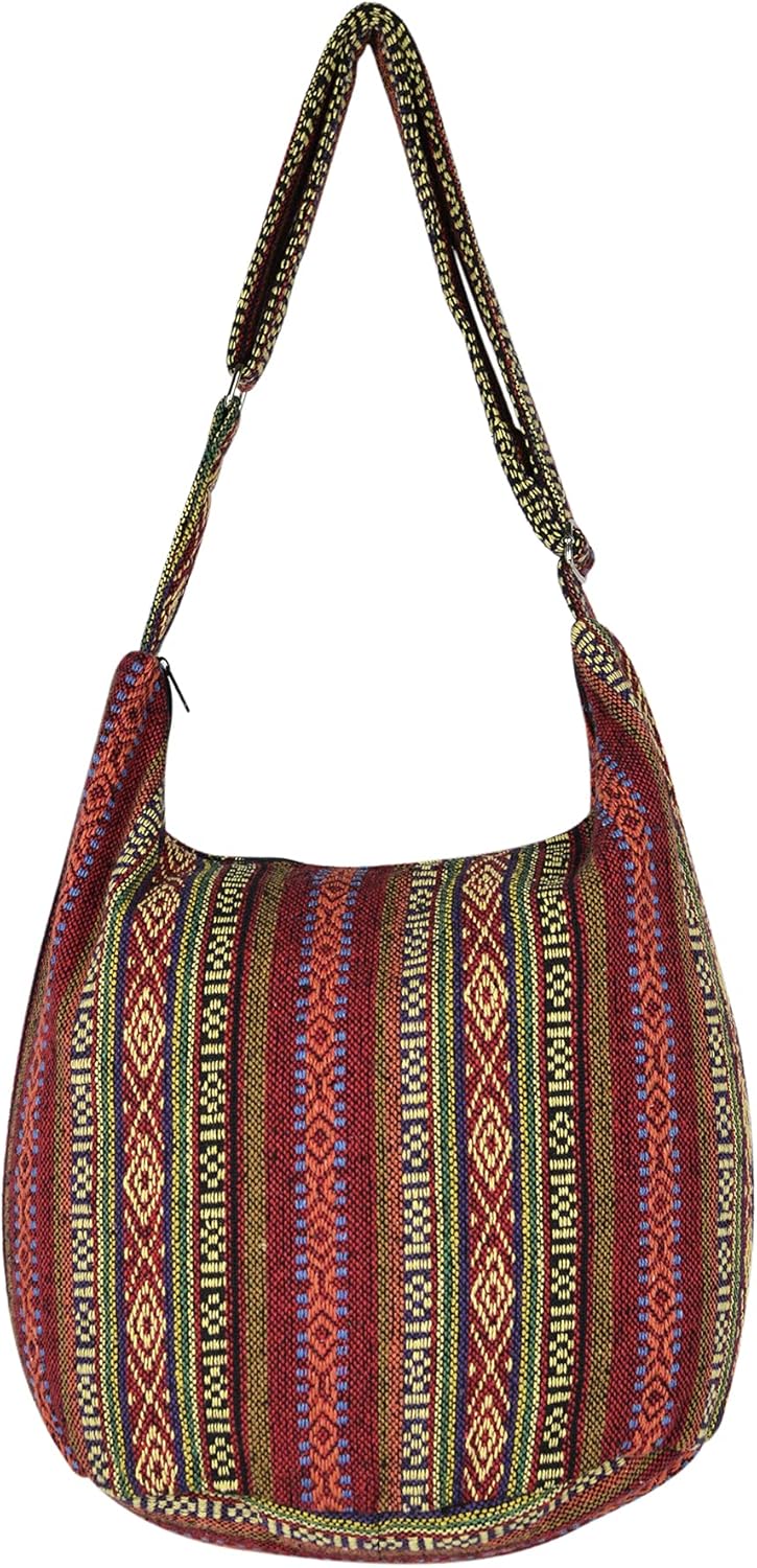 Your Cozy Hobo Sling Bags For Women Crossbody Bag Thai Top Handmade Shoulder Bag with Adjustable Strap