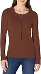 Amazon Essentials Women's Plus Size Lightweight Crewneck Cardigan Sweater
