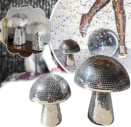 Amazon Co Jp キノコのディスコボール ミラーグリッターディスコボール 照明反射カラフルなミラーボール 創造的な手作りの樹脂の手工芸品 パーティーの家の装飾のためのステージ小道具光の効果 L Silver ホーム キッチン Amazon Co Jp キノコのディスコボール ミラーグリッターディスコボール 照明反射カラフルなミラーボール 創造的な手作りの樹脂の手工芸品 パーティーの家の装飾のためのステージ小道具光の効果 L Silver ホーム キッチン