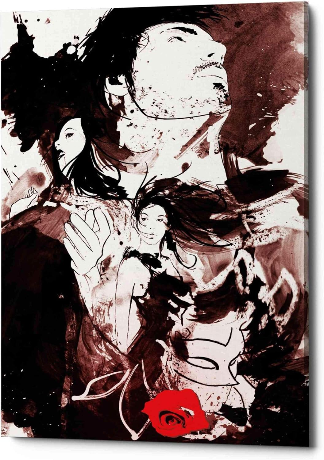 Epic Graffiti 'Romance Revenge Revolution' by Jonathan Lam, Canvas Wall Art, 12"x18"