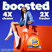 Vista 7 de Tide Detergente líquido para ropa, original, 100 cargas, 146 onzas líquidas, compatible con alta eficiencia