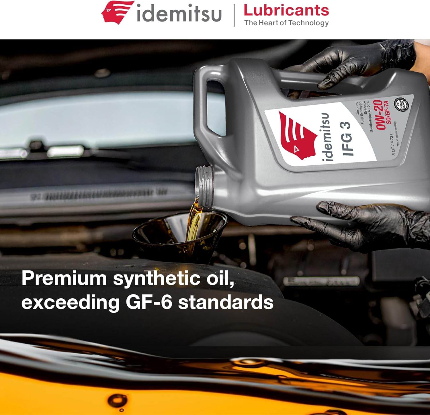 Idemitsu IFG3 0W-20 SP/GF-7A Full Synthetic Motor Oil – 5 Quart | Engineered for Maximum Fuel Efficiency and Engine Protection