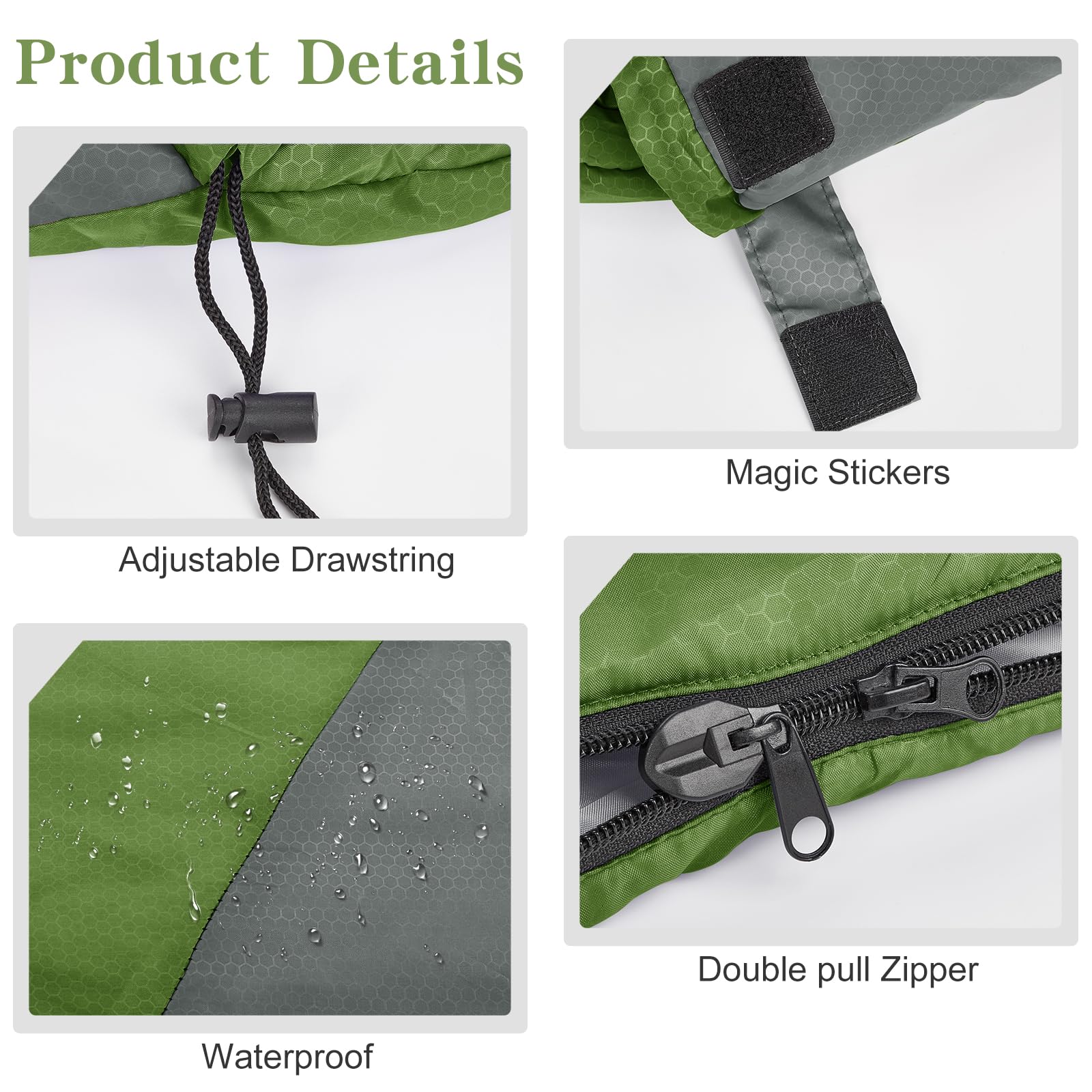 Yarmiene Sacco a Pelo-Sacco a Pelo 4 Stagioni-Adulti e Bambini, Sacco a pelo Compatto Ultraleggero per Campeggio ed Escursionismo,Sacco a Pelo da Campeggio Rettangolare Portatile