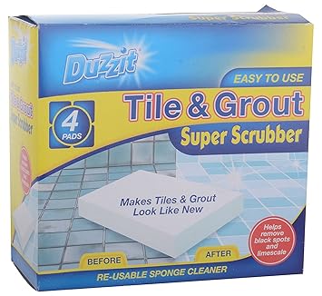 Duzzit Tile and Grout Super Scrubber (White)