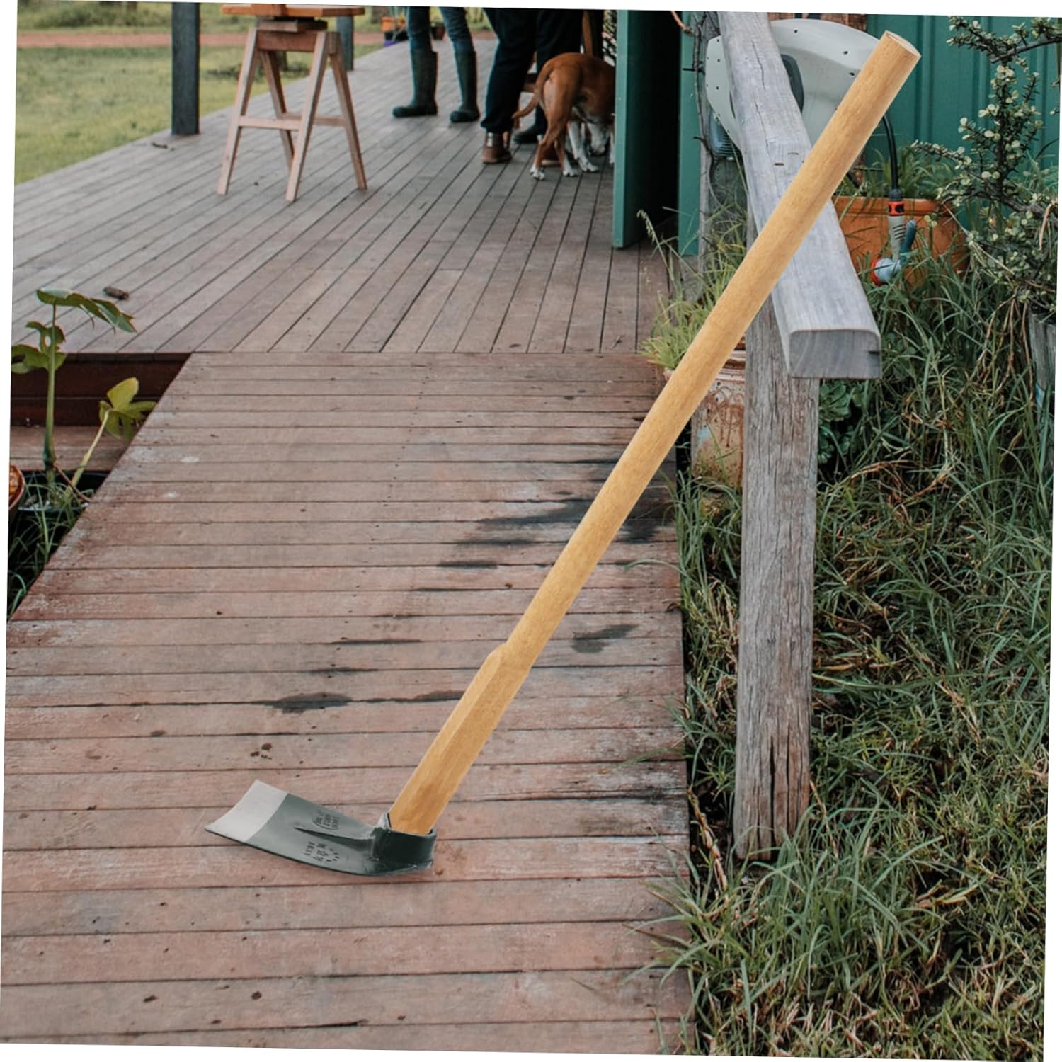 HANABASS Stainless Steel Garden Hoe Head for Weeding and Digging Compact Gardening Tool for Outdoor Vegetable Farming and Flower Planting