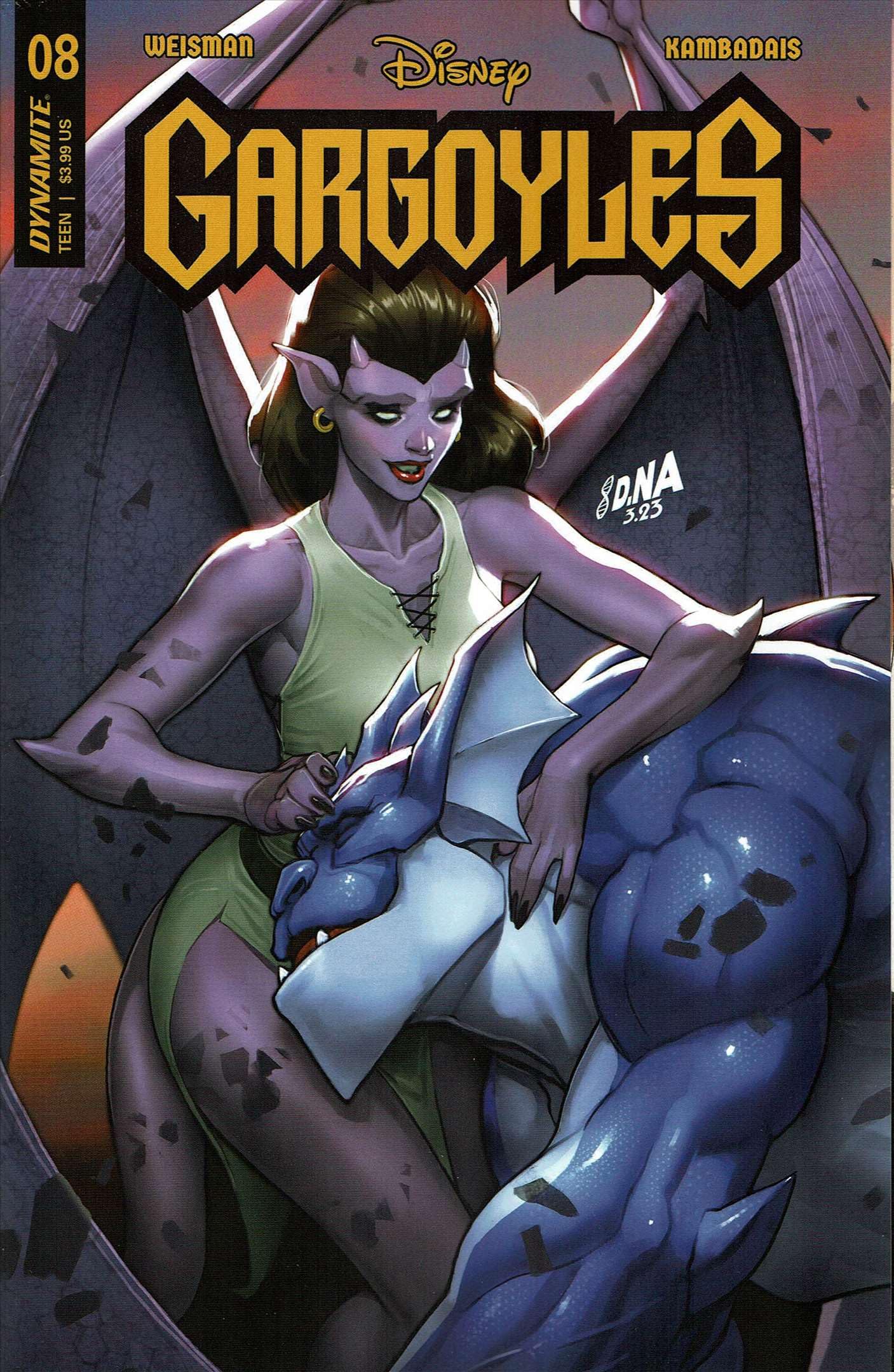 Gargoyles (Dynamite) #8A VF/NM ; Dynamite comic book | Disney