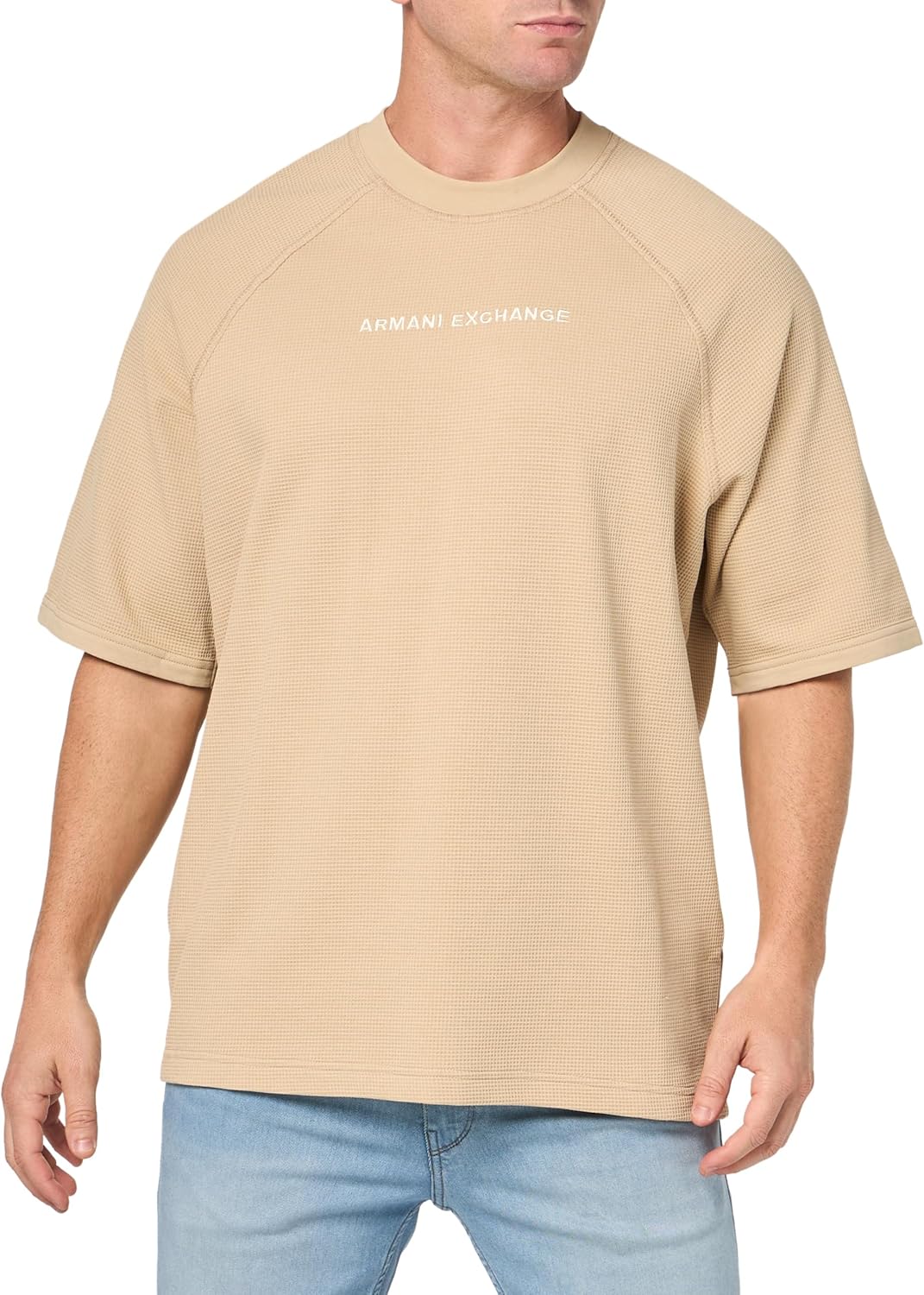 Armani Exchange Men's Waffle Texture Top