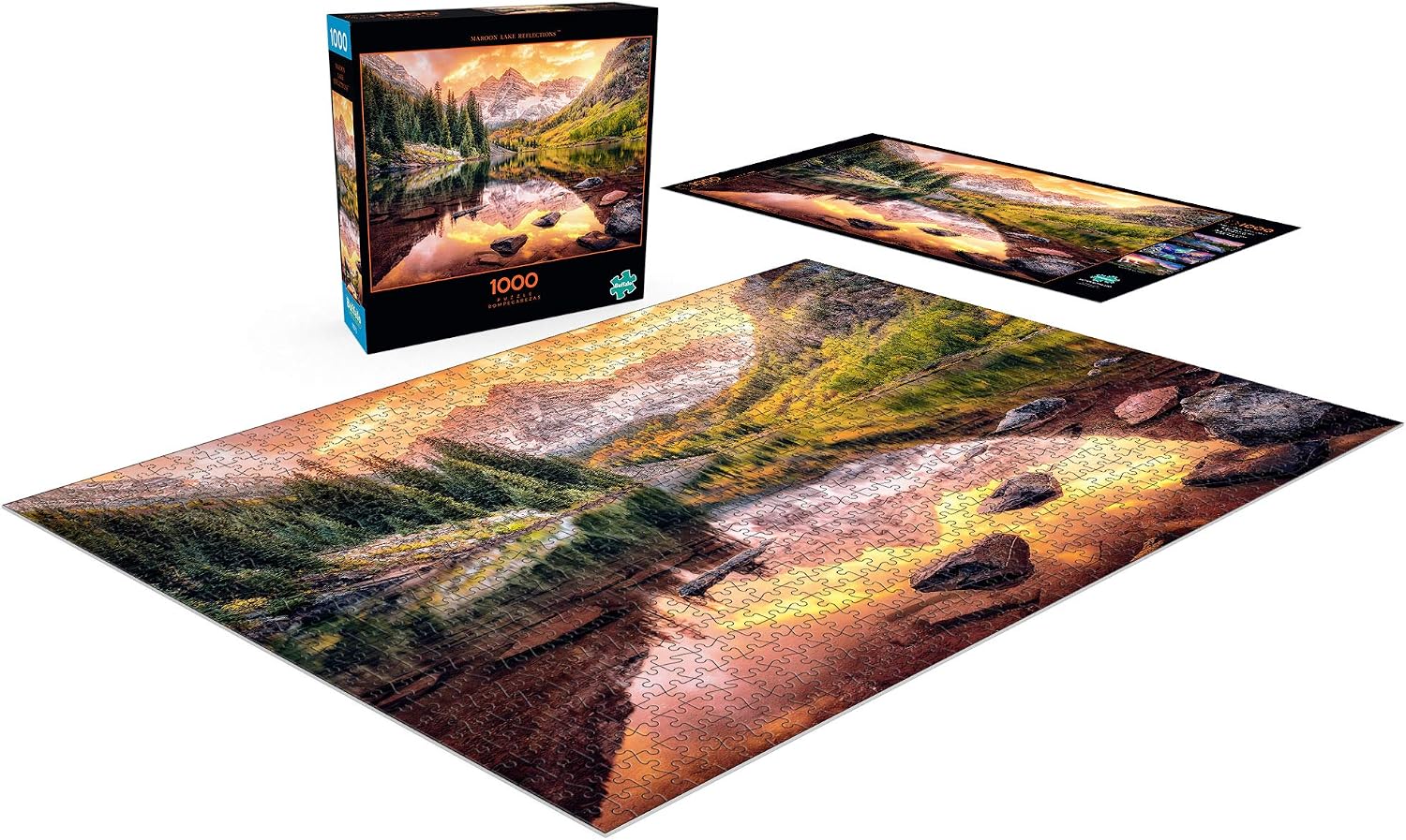 Buffalo Games - Maroon Lake Reflection - 1000 Piece Jigsaw Puzzle