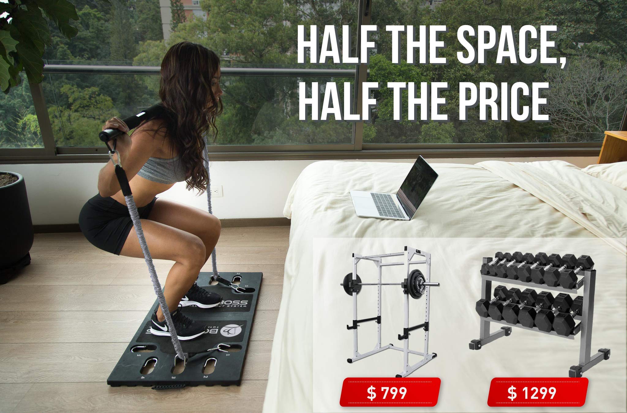Amazon.co.jp: BodyBoss Home Gym 2.0 - フルポータブルジム ホーム