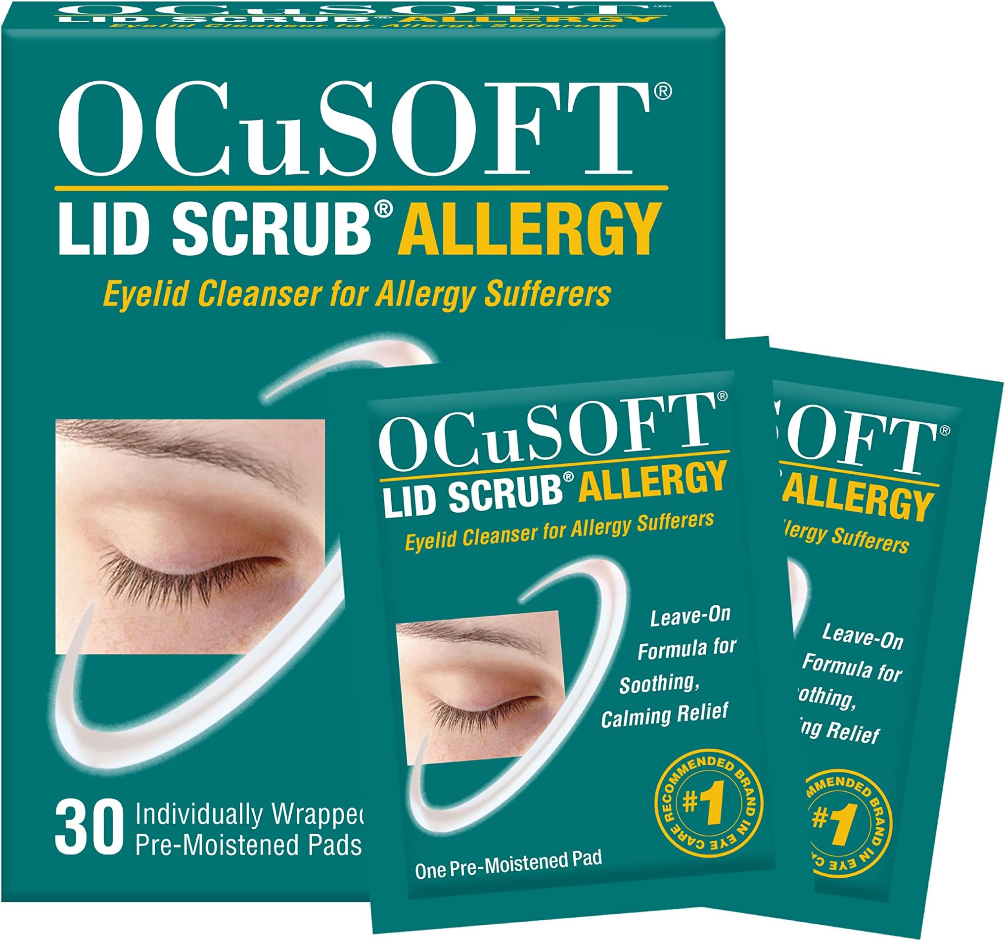 Lid Scrub Allergy Eyelid Cleanser 30CT
