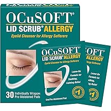 OCuSOFT Lid Scrub Allergy Eyelid Cleanser 30CT