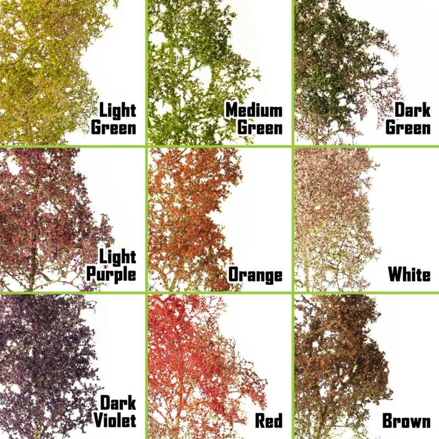 Green Stuff World Micro Leaves - Mélange orange pour terrain 10609