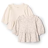 x Sofia Grainge Toddlers and Baby Girls&apos; 3&sol;4 Sleeve Knit Top&comma; Pack of 2