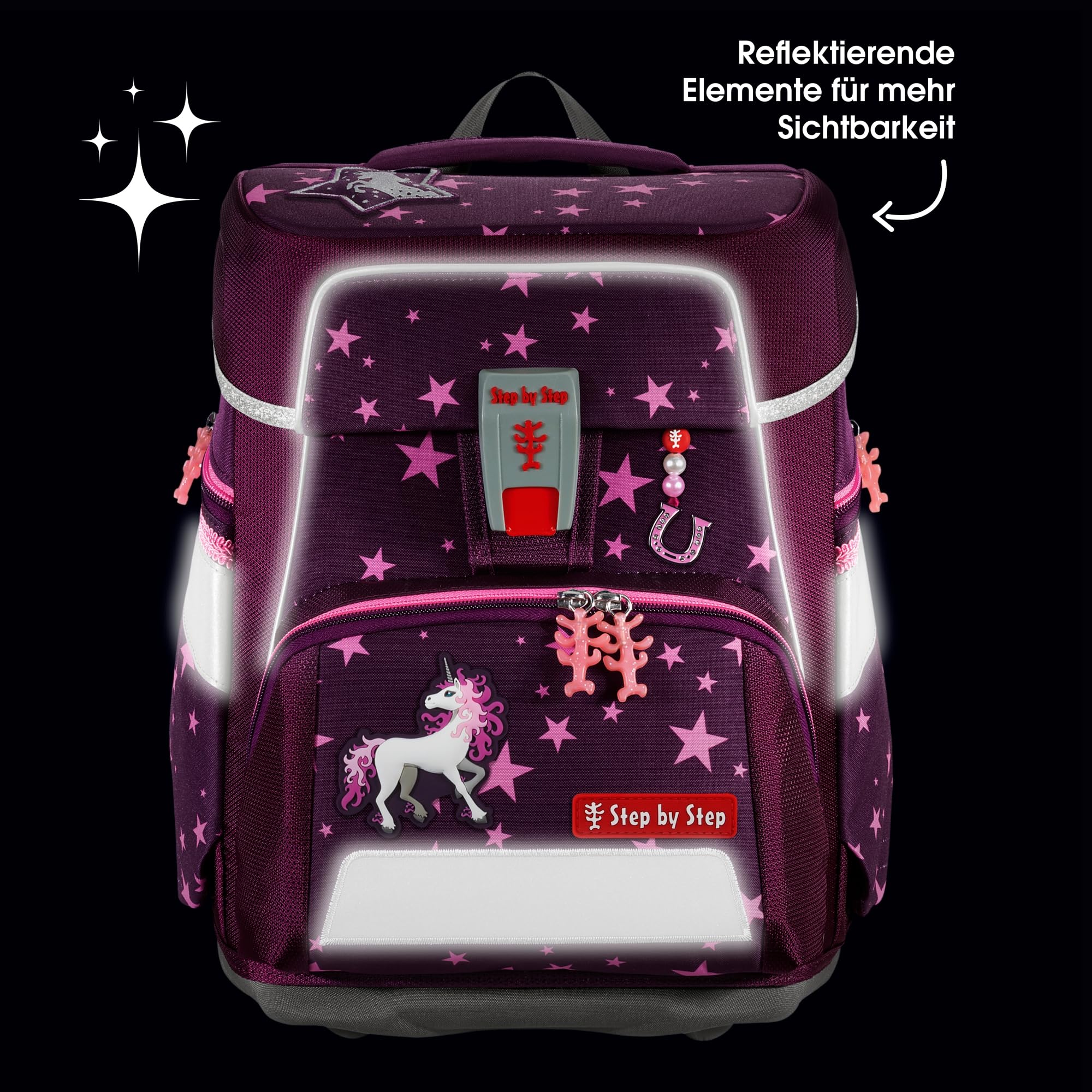 Step by Step Space Schulranzen-Set 5-teilig Unicorn Nuala
