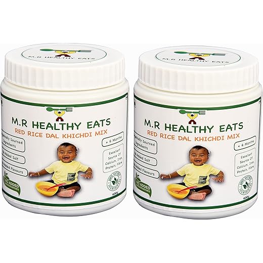 MR Healthy Eats Red Rice Dal Khichdi Mix for Kids Easy to D