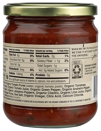 Muir Glen USDA Certified Organic Medium Salsa, 16 oz