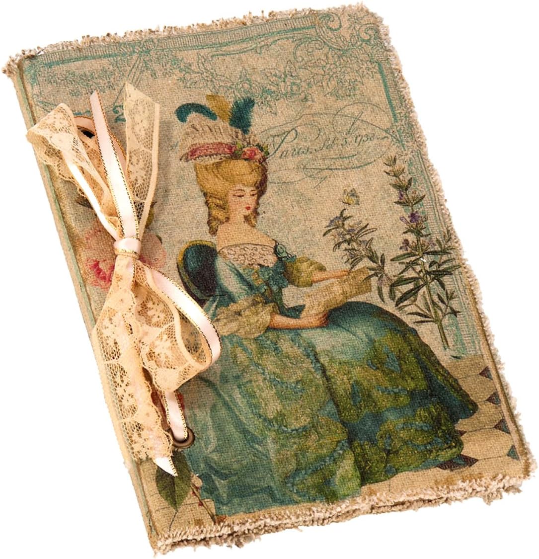 October Hill Fabric Boudoir Scrapbook Journal, Countess Royalty Paris (MBF12607)