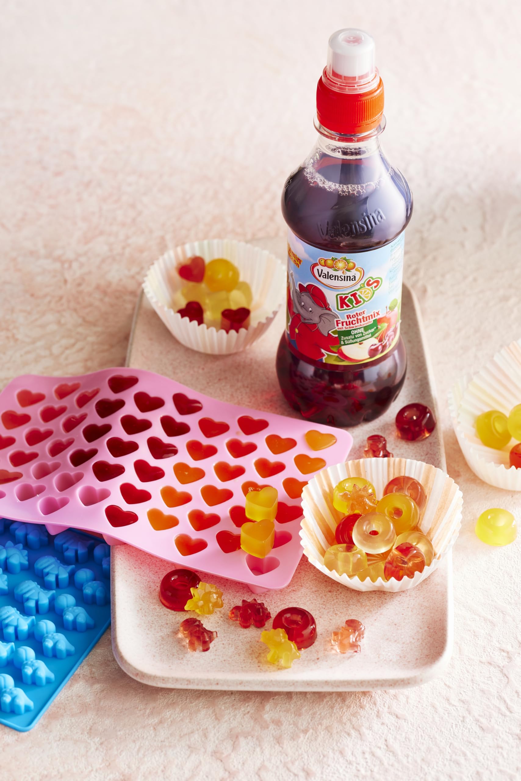 Valensina Kids Schlümpfe, 6 x 330 ml, Apfel Zitrone (Packung mit 4)