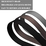 Men’s Belt, Tactical Canvas and Golf Nylon Casual Web Belt for Outdoor Work or Outdoor Sports, 28"-44" Waist