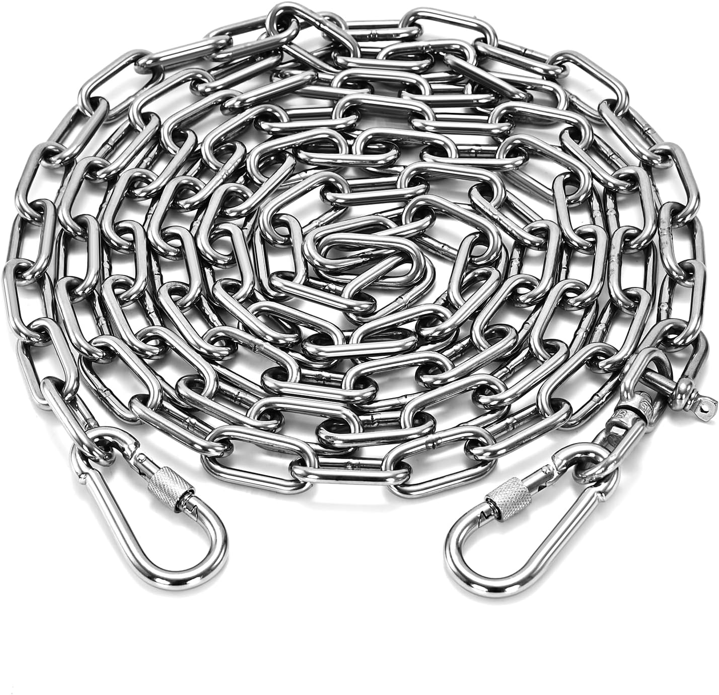 25 ft Dog Chains for Outside Heavy Dog Tie Out Chain