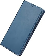 Sharp Icon flip Cover for Samsung Galaxy A55 5G Faux Leather Wallet flip case Cover- Navy Blue