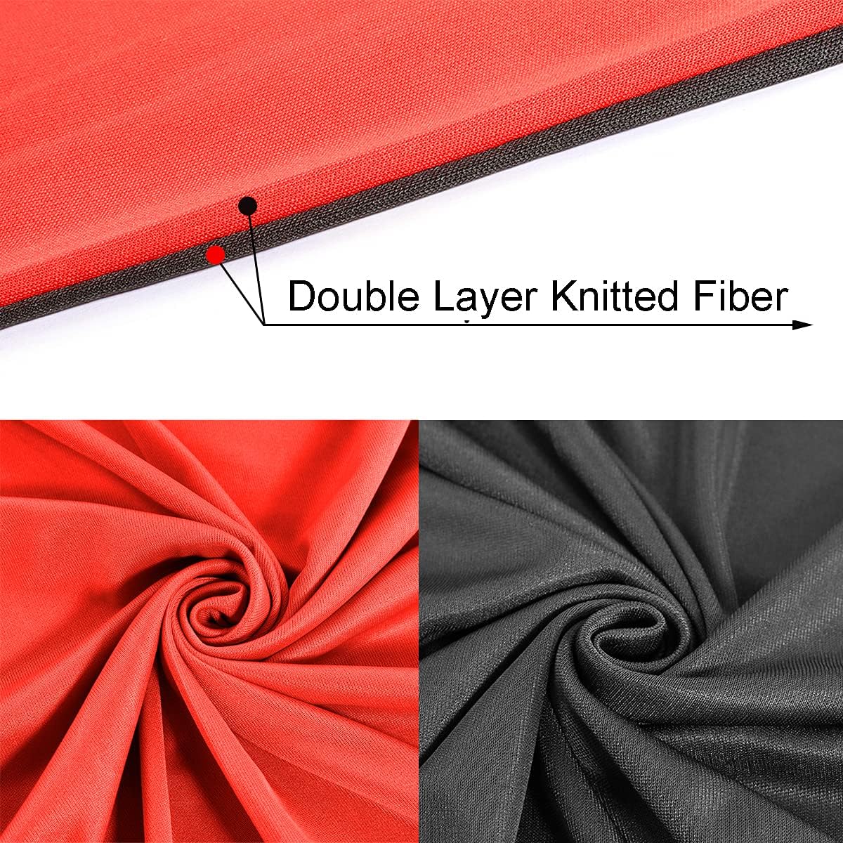 59 INCH Halloween Vampire Cloak, Reversible Halloween Cosplay Cape Adult Witch Cape Magician Costume for Men and Women Halloween Costume Party, Dracula Theme Party - Red + Black - Image 6