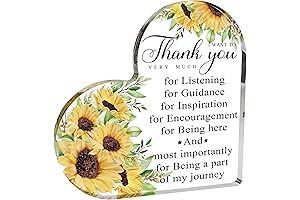 Thank You Gifts for Women - Elegant Acrylic Desk Decorative Appreciation Present
