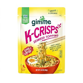 Gimme K-Crisps Chili Crisp- Organic Seaweed Topping