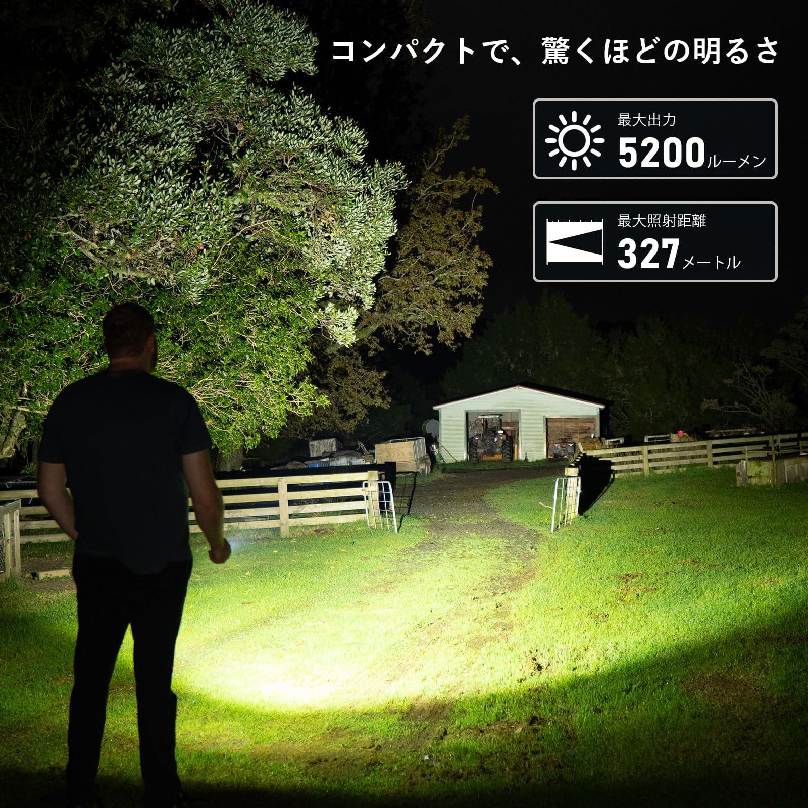 Amazon.co.jp: Sofirn SC33 懐中電灯 強力 LEDフラッシュライト 5200