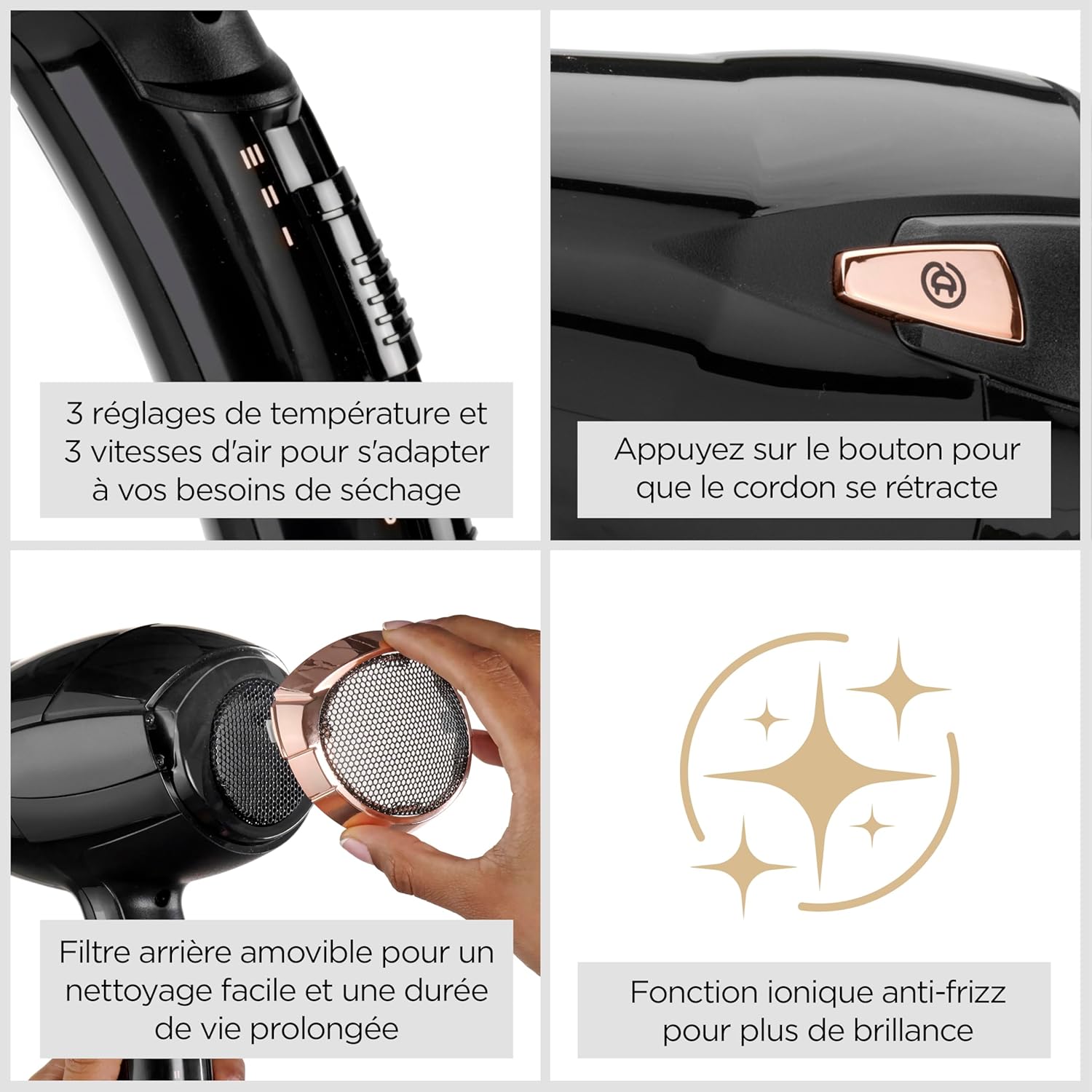 Le Sèche-Cheveux BaByliss D373E : Puissance & Style En Un Clic !