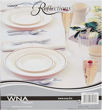 Reflections Silver Plastic Cutlery - 160 Piece