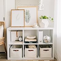 Vista 35 de OrganiHaus Narrow Storage Bins 15x06in, Small Closet Bins for Shelves, Bathroom Storage Baskets for Shelves, Narrow Baskets, Fabric Organizer with