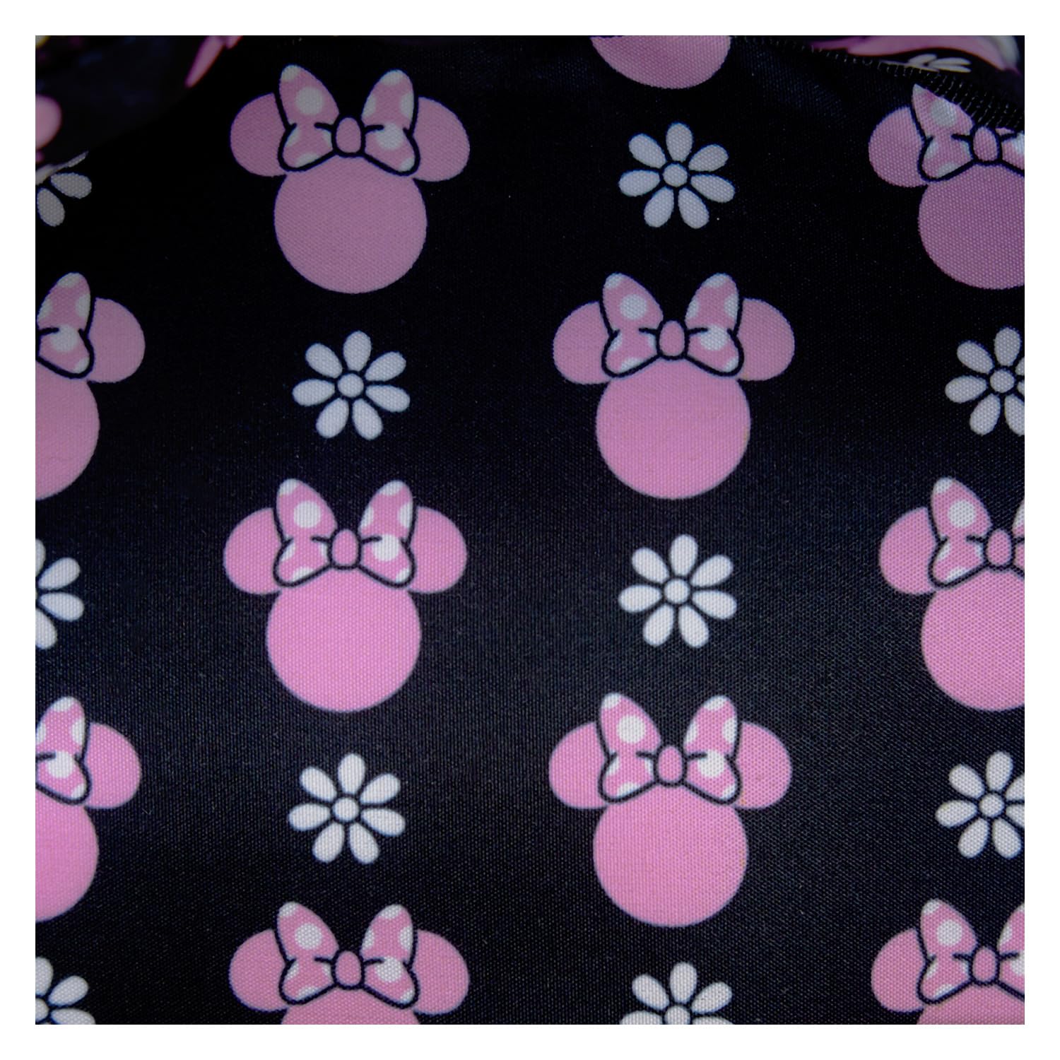Loungefly Disney Minnie Floral Rock The Dots Embroidered Mini Backpack de Cuero Vegano - Bolso Coleccionable - Idea de Regalo - Mercancia Oficial