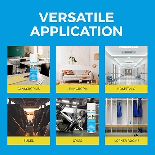 Miniatura 9 de Kinzua Environmental Germ Boss - Eliminador de olores fuerte, nebulizador de limpieza y desodorización de acción rápida, nebulizador de bomba