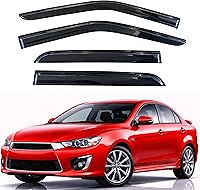 Vista 175 de KPY Moldura deflectora de viento con protección contra la lluvia compatible con GMC Terrain 2018-2023, 4 unidades, para ventana lateral, autoadhesiva