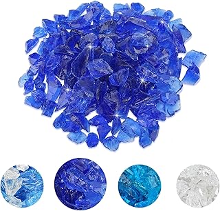 Skyflame 10-Pound Recycled Fire Glass for Fire Pit/Fireplace/Vase Filler...