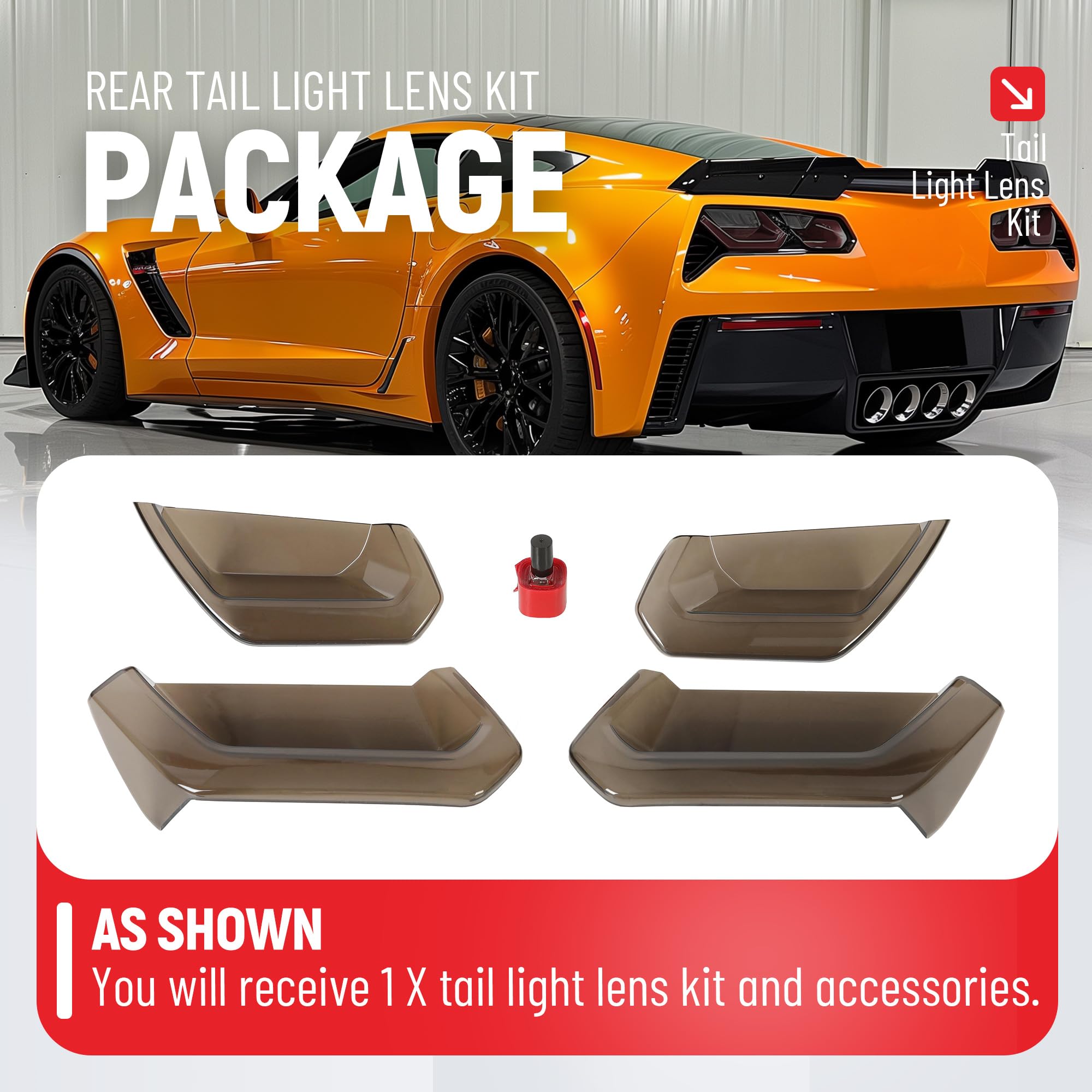 Amazon.com: HECASA Tail Light Lens Cover Compatible with 2014-2019