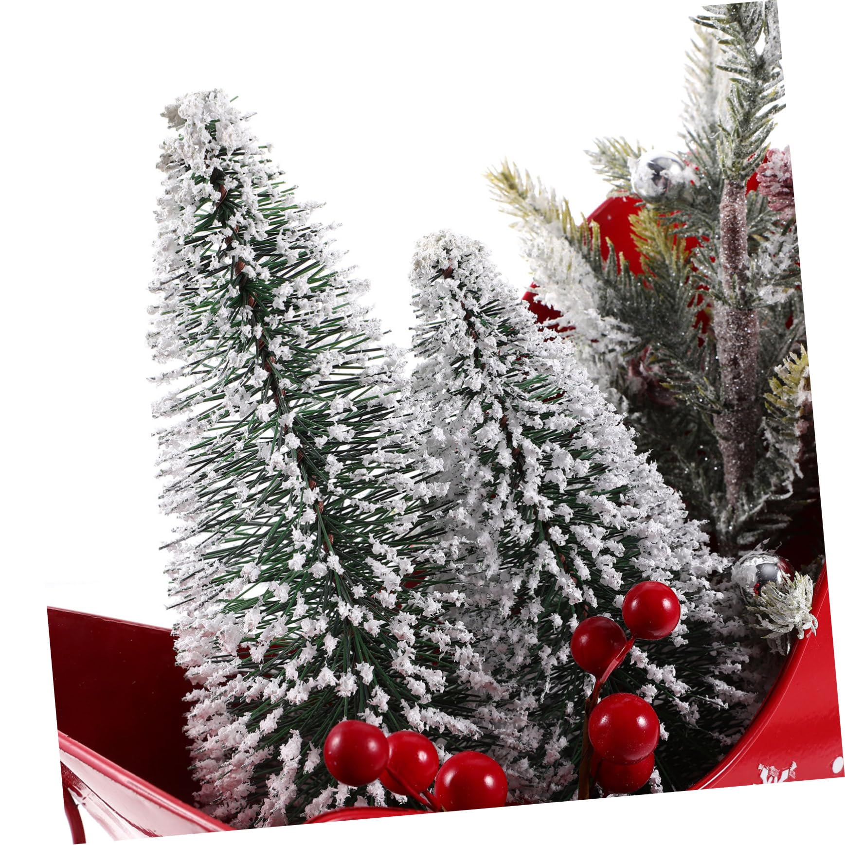 SOLUSTRE Adorno de Trineo para Árbol de Navidad Decoración Navideña Modelo de Trineo Exquisito Decoración de Mesa para Fiesta de Navidad